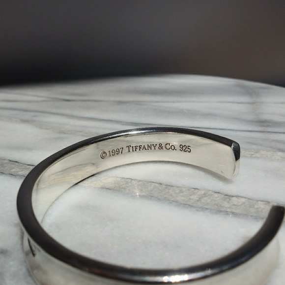 ✔SOLD Tiffany & Co. 1837 Silver 925 Cuff Bracelet - Picture 4 of 8
